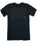 Dark Gray and Black Modern Cube Tile Pattern Petite Pattern Minimal Graphic Designs T-Shirt
