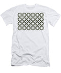 Dark Gray and White Floral Flower Pattern Diamond Vogel 2022 Popular Colour Clover Patch 0431 Petite Pattern Minimal Graphic Designs T-Shirt
