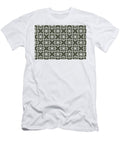 Dark Gray and White Line Art Pattern 4 Diamond Vogel 2022 Popular Colour Clover Patch 0431 Petite Pattern Minimal Graphic Designs T-Shirt