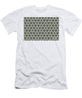 Dark Gray and White Tessellation Pattern 32 Diamond Vogel 2022 Popular Colour Clover Patch 0431 Petite Pattern Minimal Graphic Designs T-Shirt