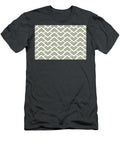 Dark Green and White Chevron Arrow Pattern Petite Pattern Minimal Graphic Designs T-Shirt