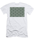 Dark Green White Stripe Cube Tile Pattern 2 Pairs De 2022 Popular Color Greener Pastures Det529 Petite Pattern Minimal Graphic Designs T-Shirt