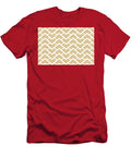 Dark Orange and White Chevron Arrow Pattern Pairs De 2022 Popular Color Alameda Ochre Det482 Petite Pattern Minimal Graphic Designs T-Shirt