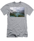 Dark Rain Clouds Over Turquoise Lake Tom Cochran T-Shirt