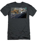 Dark Shining Car Detail of Windscreen and Steering Wheel Oana Unciuleanu T-Shirt