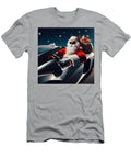 Dashin Through the Lights Santas Turbocharged Christmas Flight Daniel Dudgeon T-Shirt