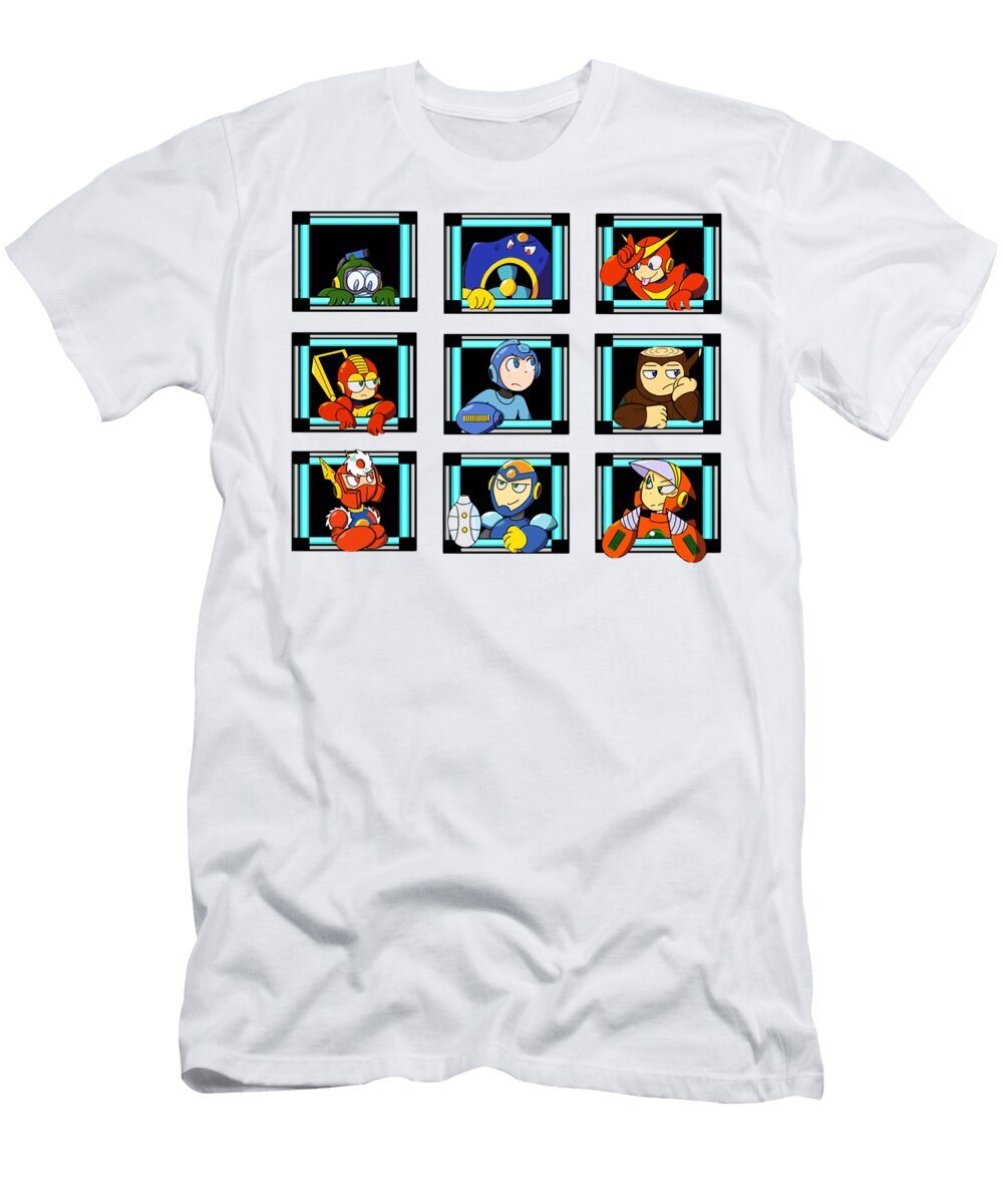 Day Gifts Mega Video Man Games Gift for Halloween Anime Chipi T-Shirt
