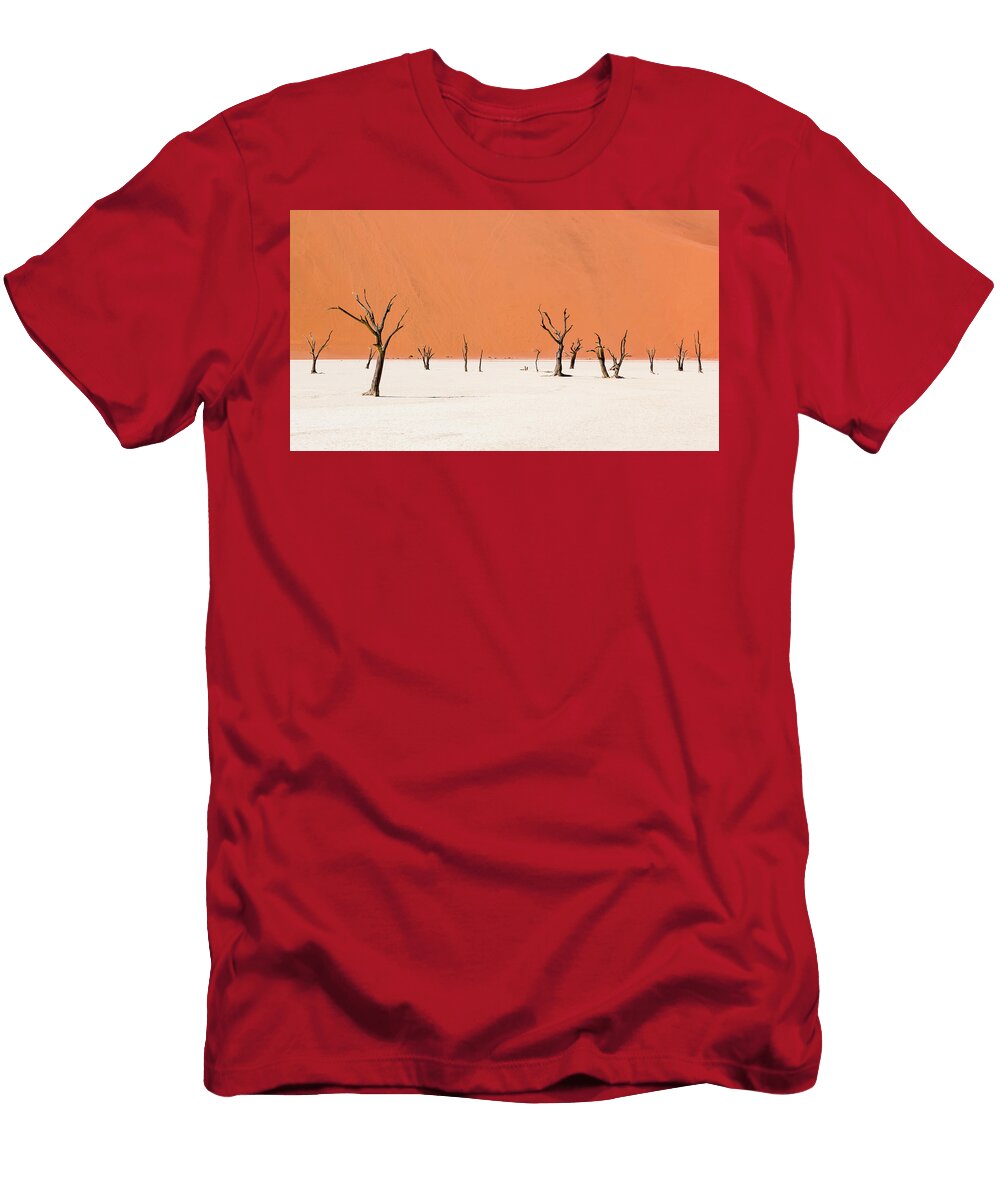 Dead Camel Thorn Trees in the Long Tern Dry Riverbed of Emanuele Biggi Natureplcom T-Shirt