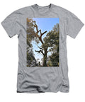 Dead Tree Peeking Through the Oak Trees Martha Sherman T-Shirt