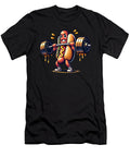 Deadlift Weightlifting Funny Fitness Workout Gym Hot Dog Lover Job T-Shirt