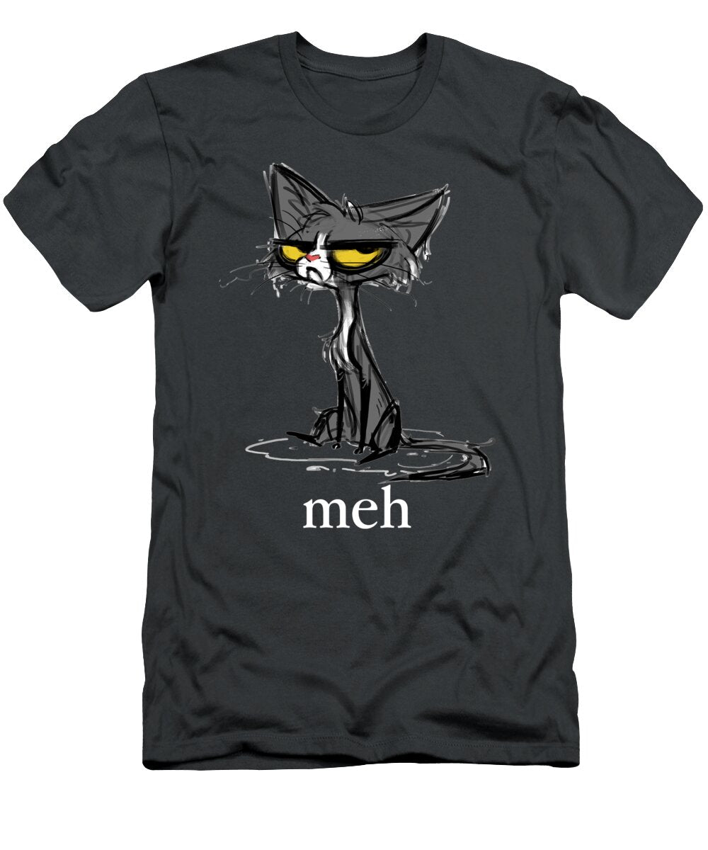 Decal Meh Funny Cat Ca Cat S for Men Cas for Women Cat Owner Cat Mom Cat Da Isabella Parker T-Shirt