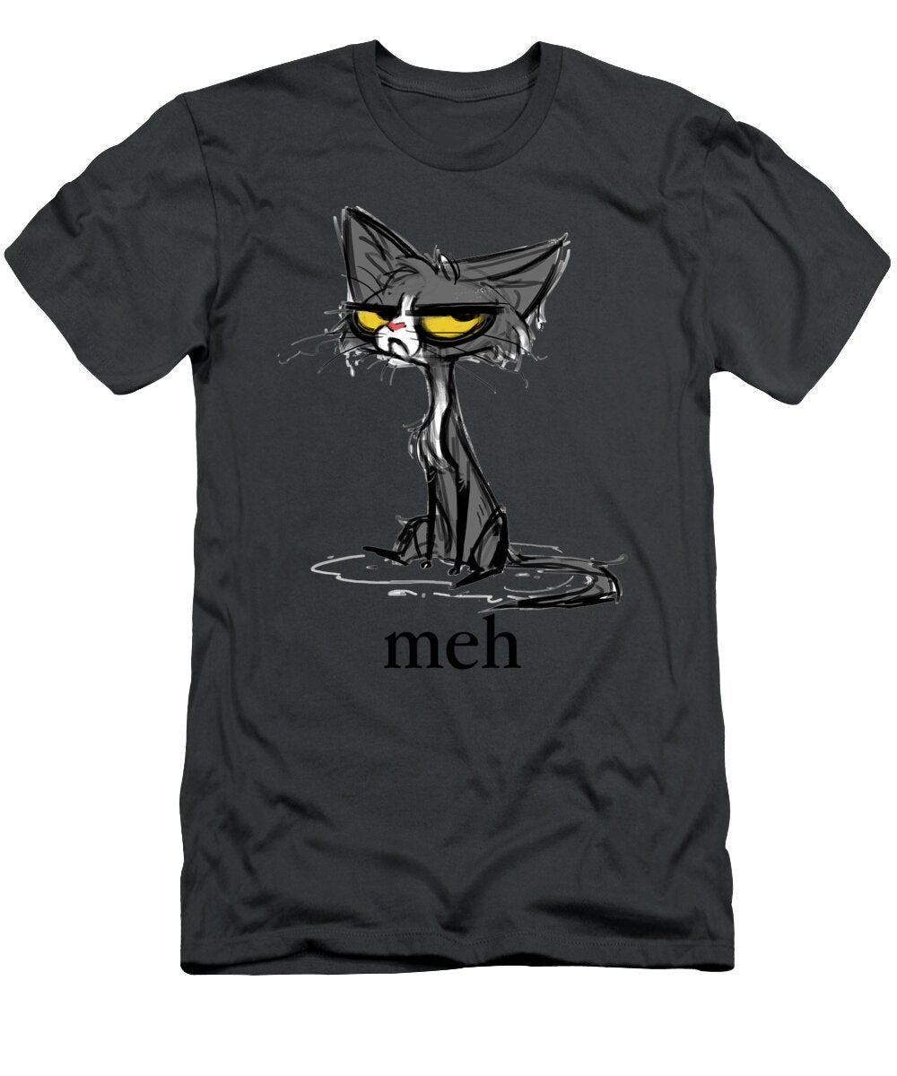 Decal Meh Funny Cat Cat Cat for Men Cat for Women Cat Owner Cat Mom Cat Anne Cuizon T-Shirt
