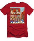 Decarie Hot Dog Montreal Restaurant Paintings Ville St Laurent Streets of Montreal Paintings Carole Spandau T-Shirt