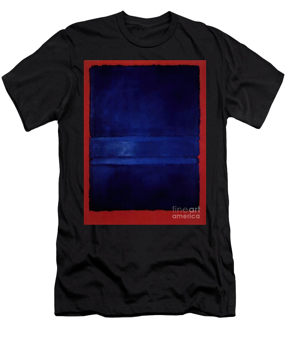 Deep Blue Contrast Mark Rothko T-Shirt