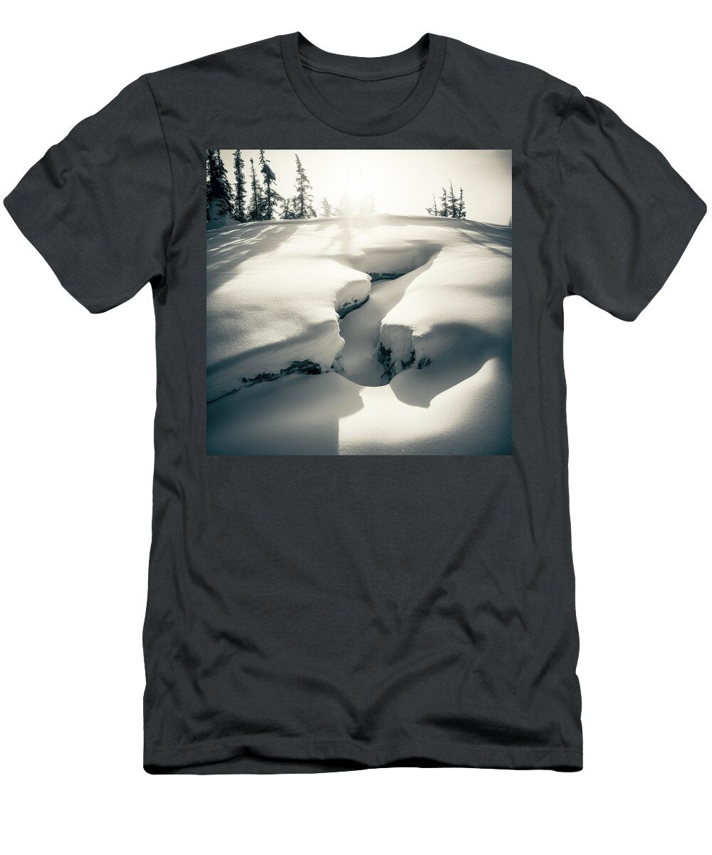 Deep Snow on Rocky Mountain Ridge Yo Pedro T-Shirt
