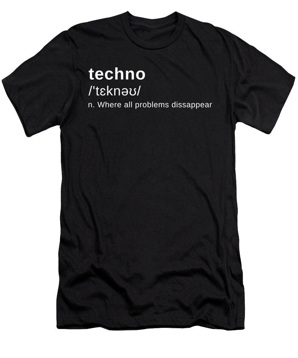 Definition Raver Rave Hard Techno Dark Tekno Shirtom T-Shirt