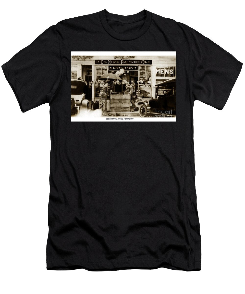 Del Monte Properties Company Pacific Grove Circa 1923 California Views Mr Pat Hathaway Archives T-Shirt