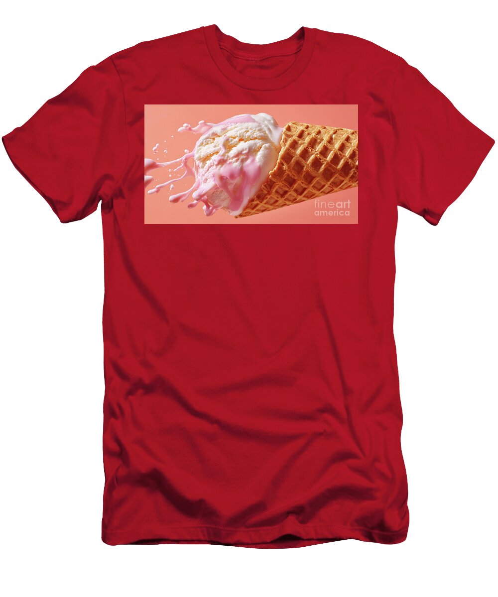 Delicious Ice Cream Cone with Splash Beautiful Things T-Shirt