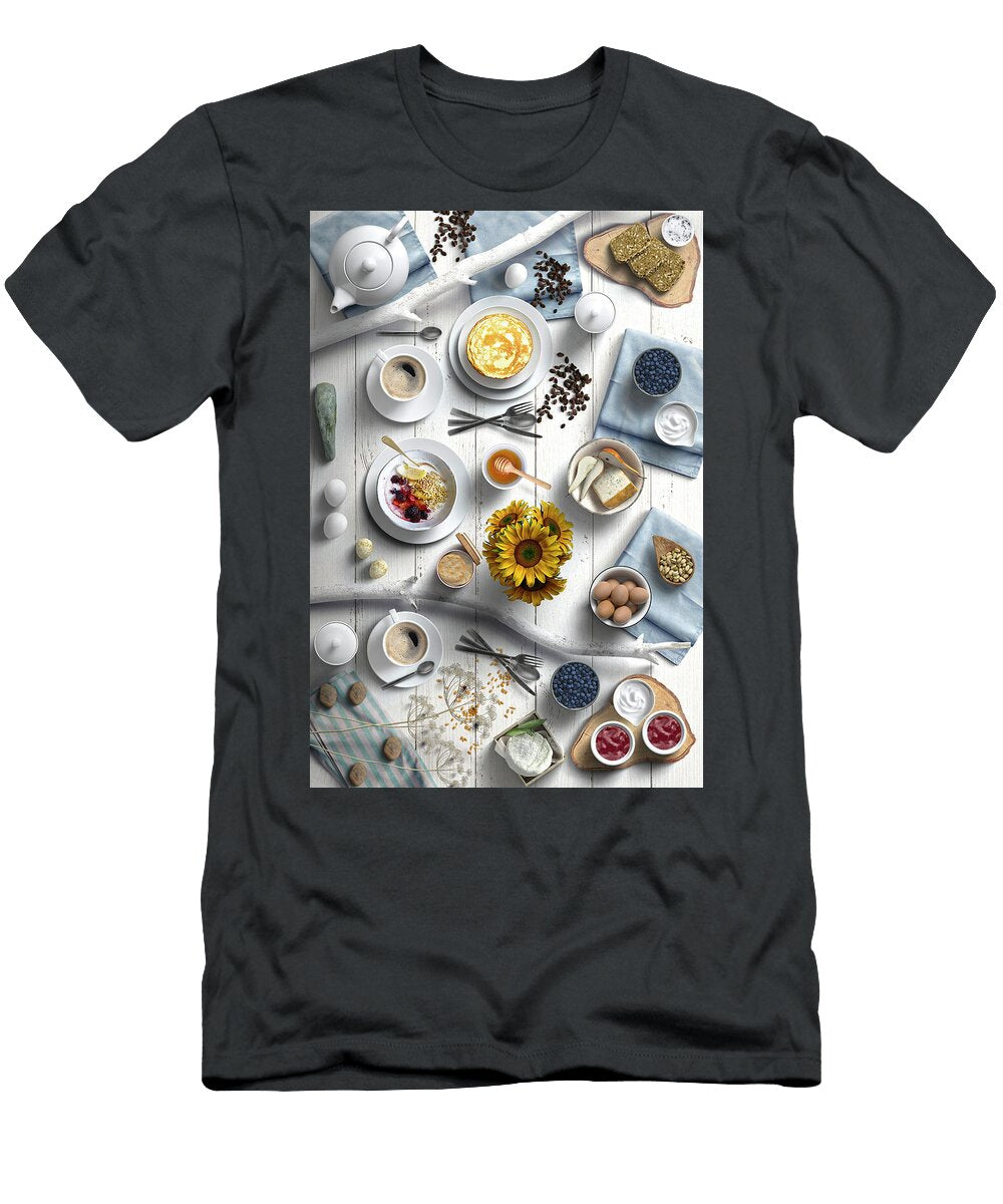Delicious Summer Breakfast with Sunflowers Johanna Hurmerinta T-Shirt