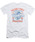Deluxe Tyres Sparepart Motorcycle Classic Car Ride Florian Dold Art T-Shirt