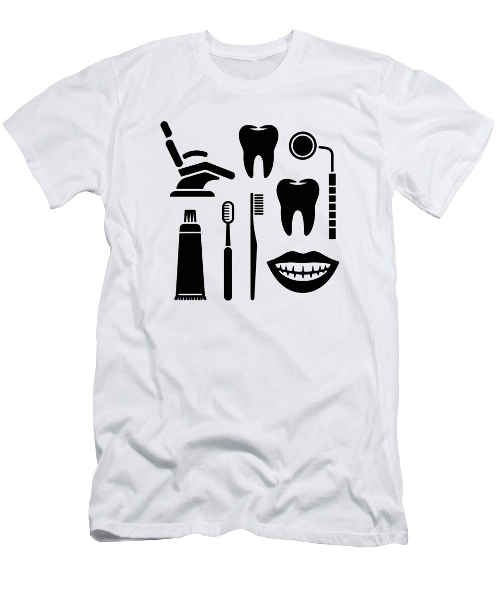 Dental Care Icons Joanna Redesiuk T-Shirt