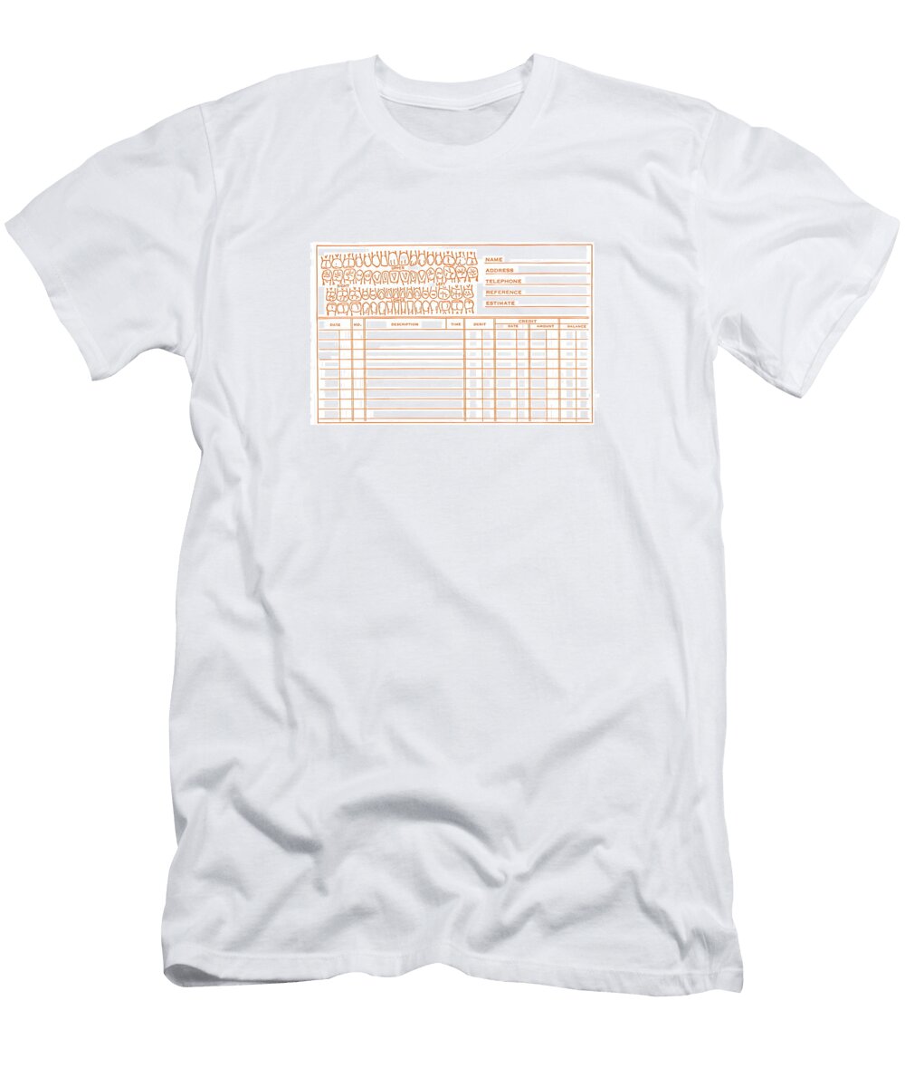 Dental Chart Csa Images T-Shirt