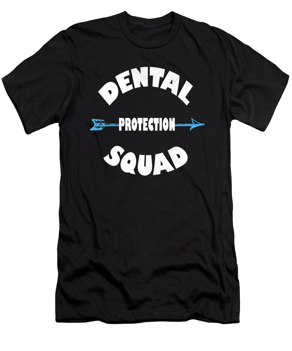 Dental Protection Squad Cute Dentist Gift Graphic Art Grabitees T-Shirt