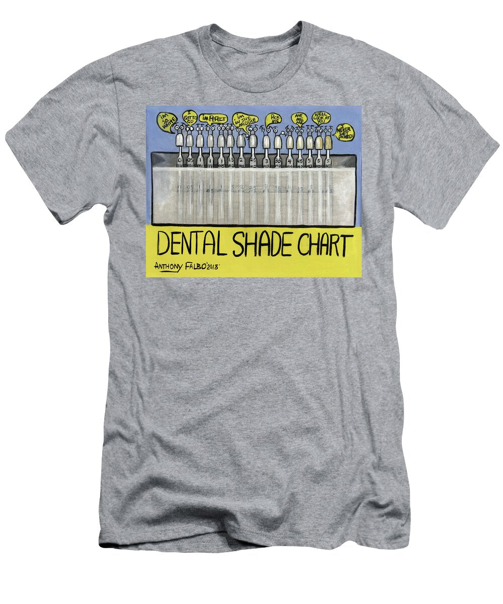 Dental Shade Chart Anthony Falbo T-Shirt