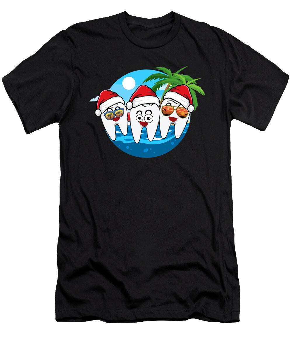 Dental Squad Christmas in July Tropical Beach Summer Dentist Dhbubble T-Shirt