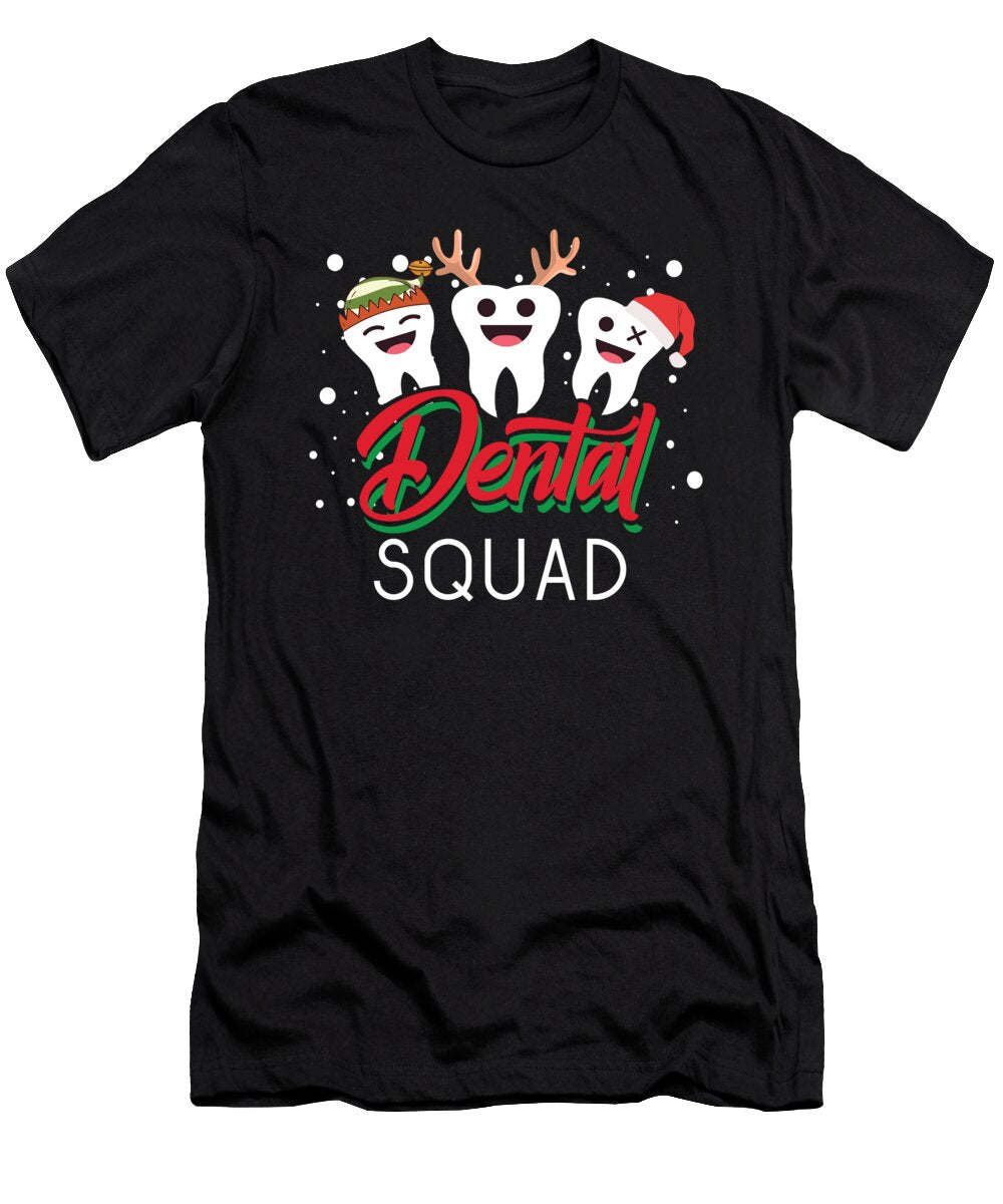 Dental Squad Dentist Christmas Yuletide Season Gift Haselshirt T-Shirt