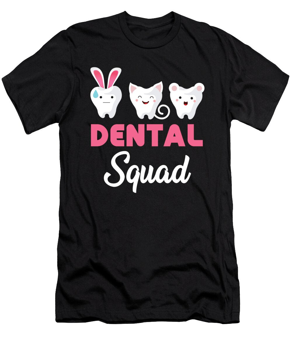 Dental Squad Tooth Doctor Dentist Dentistry Gift Thomas Larch T-Shirt