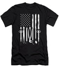 Dentist American Flag Dental Teeth Doctor Gift Thomas Larch T-Shirt