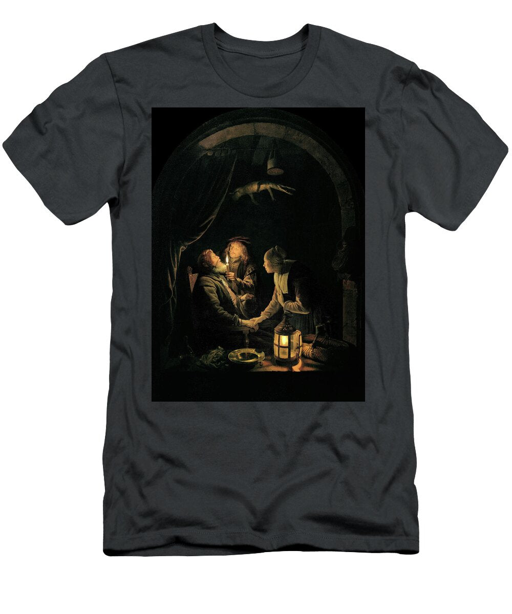 Dentist By Candlelight 1660 Gerrit Dou T-Shirt
