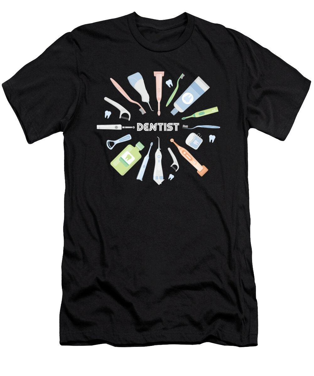 Dentist Dentistry Tooth Doctor Teeth Hygienist Gift Thomas Larch T-Shirt