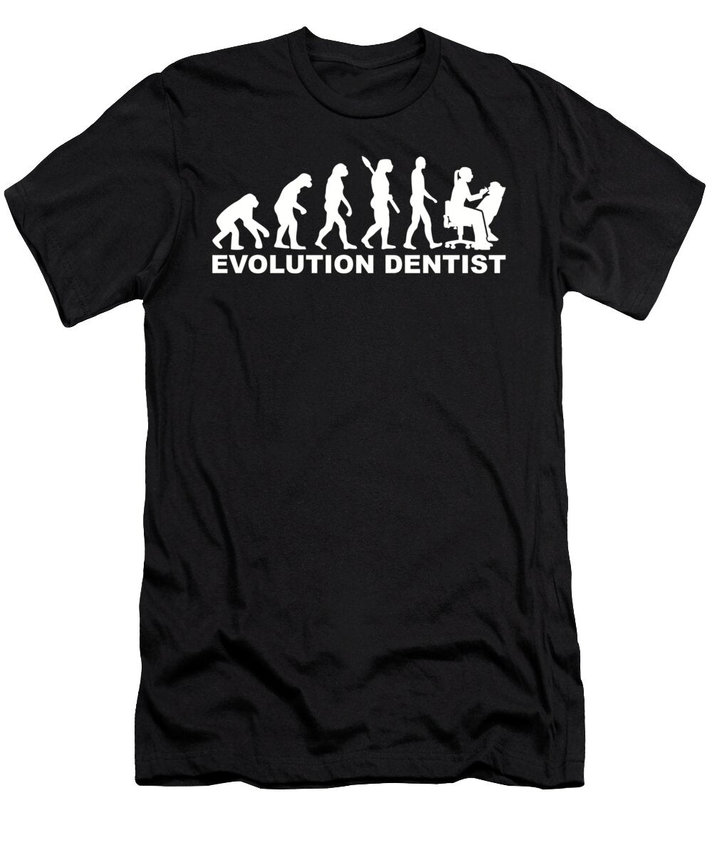 Dentist Evolution By Designzz T-Shirt