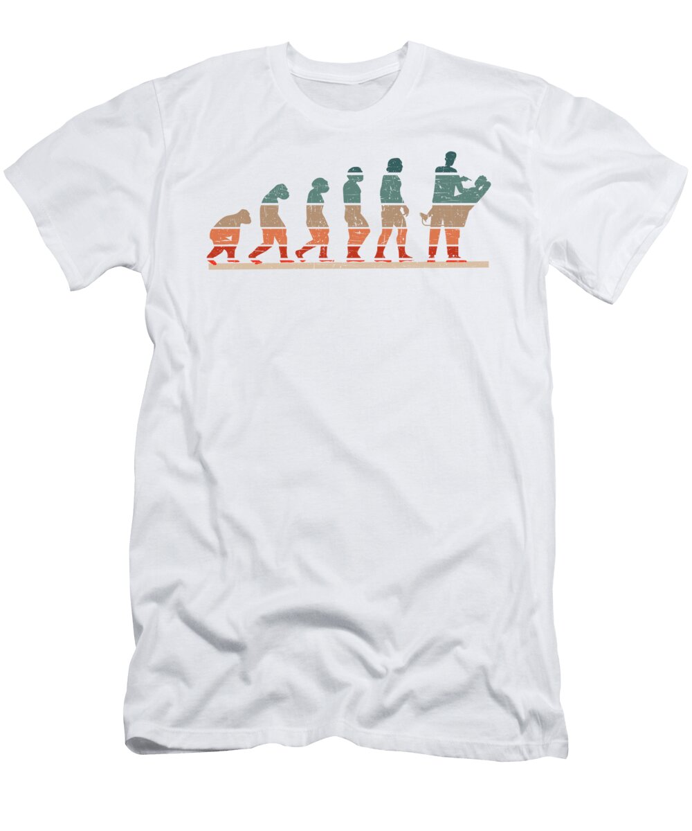 Dentist Evolution Gift David Schuele Art T-Shirt