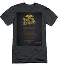 Dentist Prayer Gold Aged Pixel T-Shirt