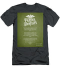 Dentist Prayer Green Aged Pixel T-Shirt