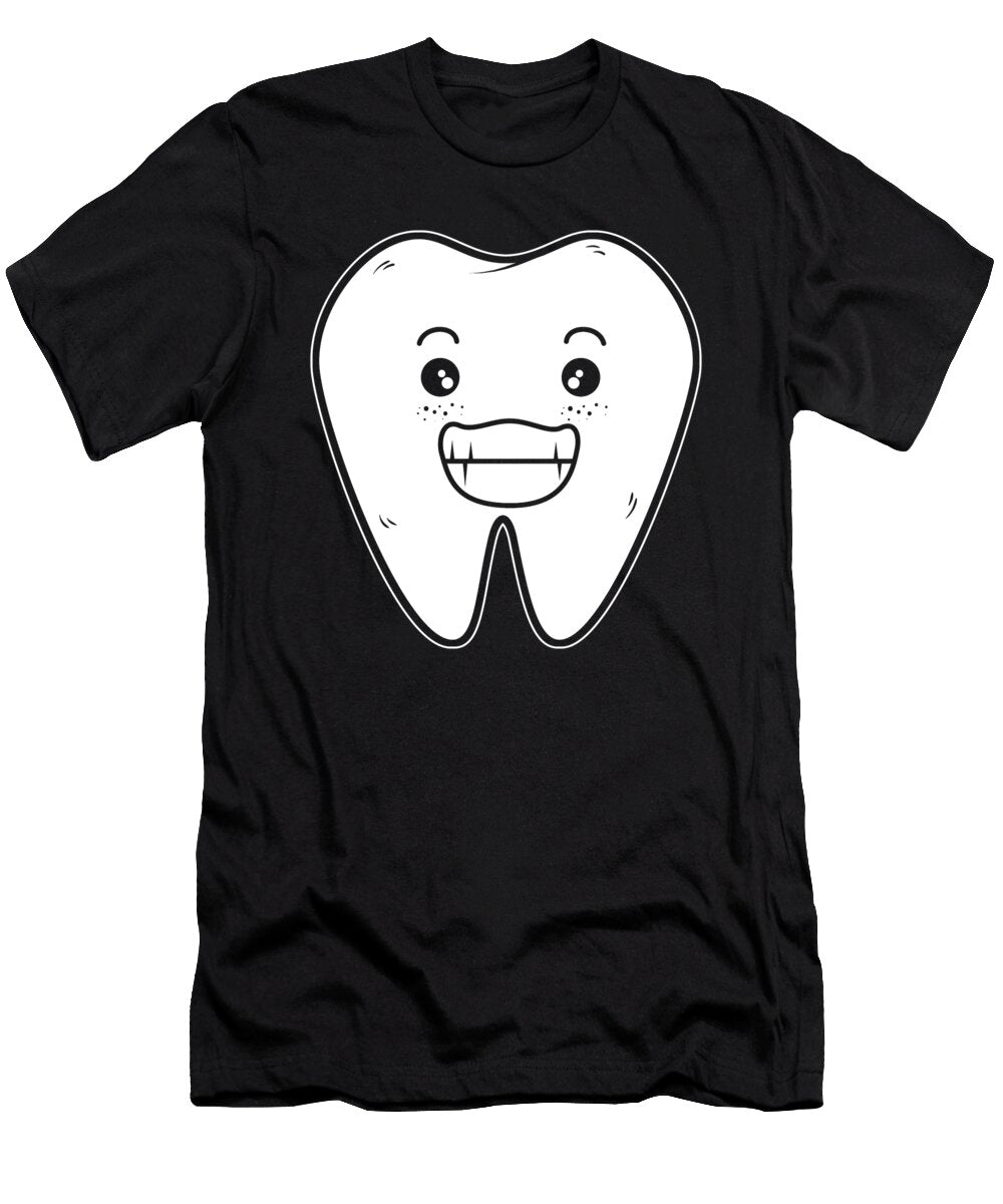 Dentist Smiling Dental Teeth Dentistry Tooth Doctor Crazy Squirrel T-Shirt