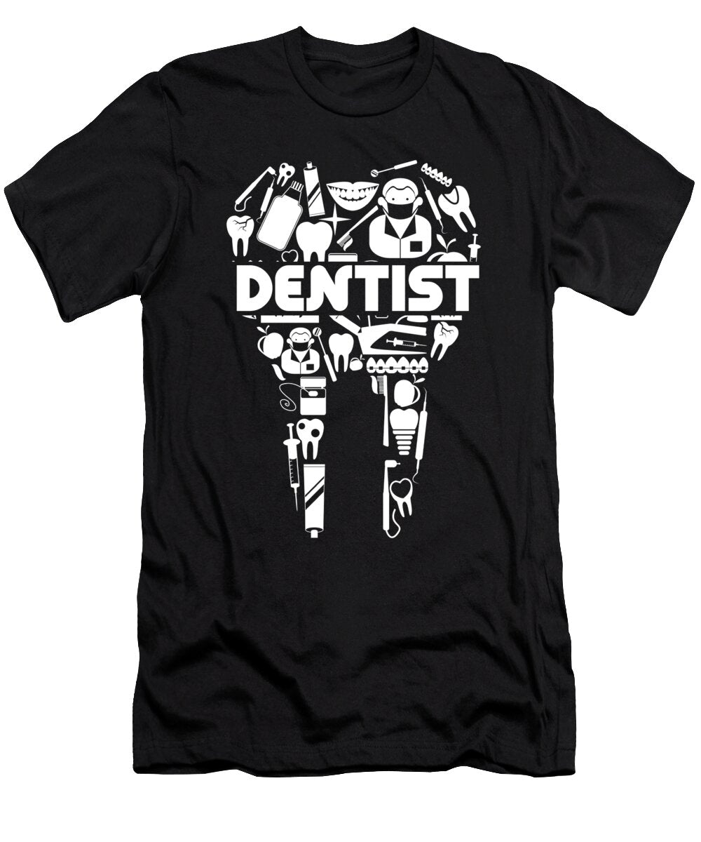Dentist Teeth Dentistry Tooth Doctor Medicine Gift Thomas Larch T-Shirt