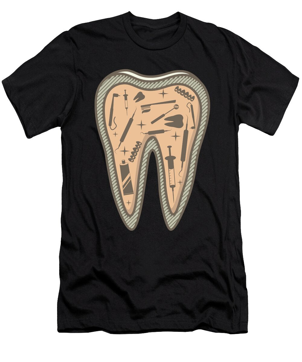 Dentist Teeth Gift David Schuele Art T-Shirt