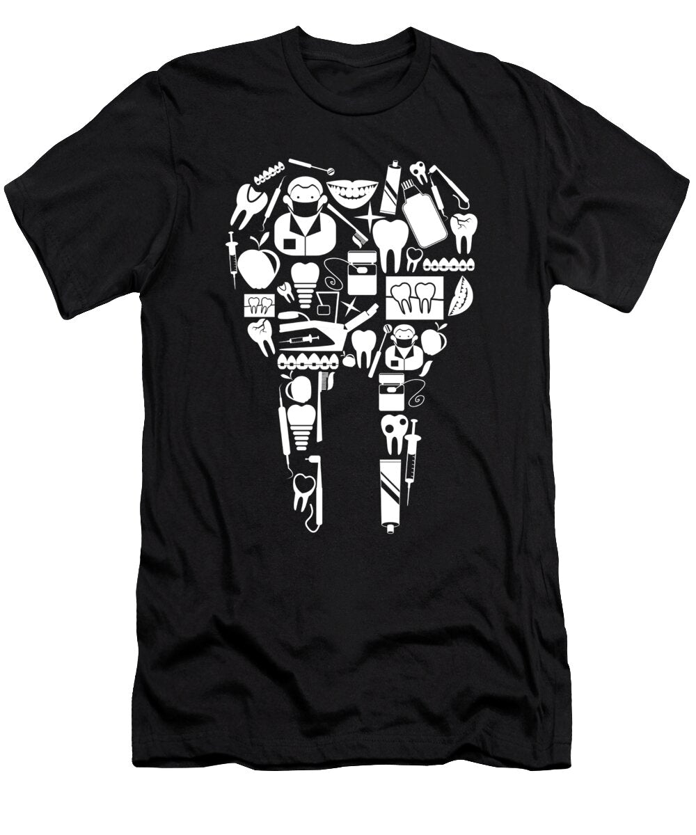 Dentist Tooth Teeth Dentistry Mouth Doctor Gift Thomas Larch T-Shirt