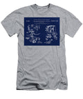 Dentists Chair Patent 1892 in Blue Bill Cannon T-Shirt