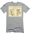 Dentists Chair Patent 1892 in Sepia Bill Cannon T-Shirt