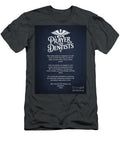 Dentists Prayer Navy Aged Pixel T-Shirt