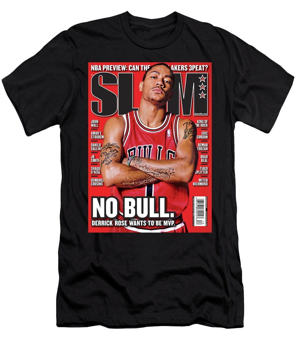 Derrick Rose Wants to Be Mvp No Bull Slam Cover Atiba Jefferson T-Shirt