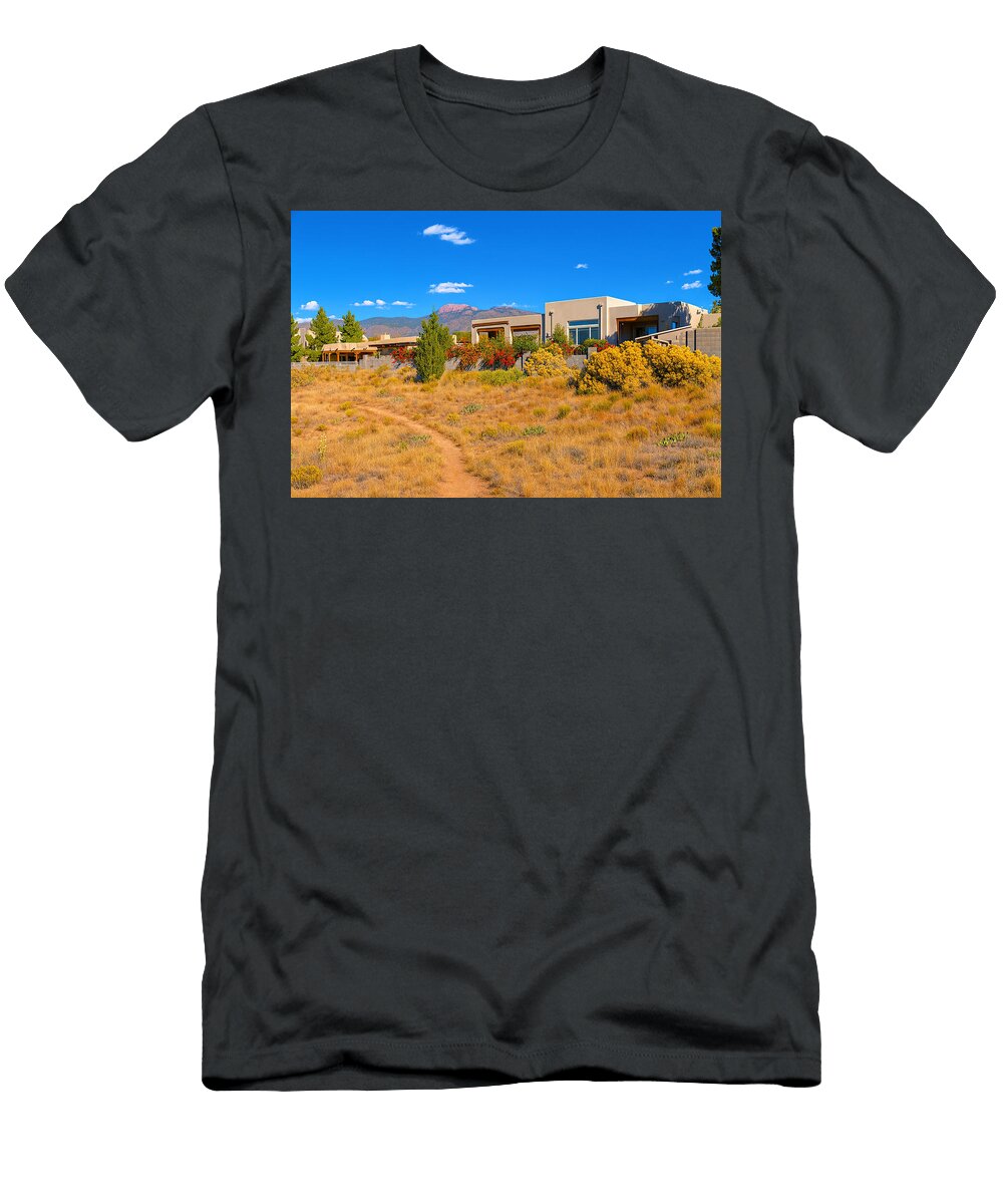 Desert Homes with Mountain View Mario G Rivera T-Shirt
