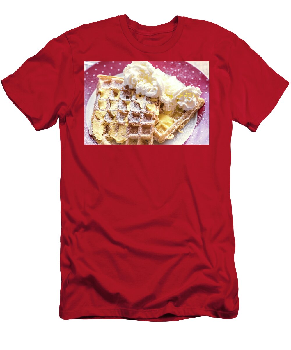 Dessert with Soft Waffle Robert Chlopas T-Shirt