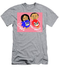 Detroit Lions David Montgomery and Jahmyr Gibbs Sonic and Knuckles NFL Football Pink Version Geraldine Myszenski T-Shirt