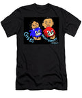 Detroit Lions David Montgomery and Jahmyr Gibbs Sonic with Knuckles Dark Mode Geraldine Myszenski T-Shirt